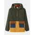 Mens Corduroy Front Zipper Double Pocket Hooded Sweatshirts