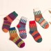 Christmas Casual Sheath Tribal Women Socks Five Pairs For A Set Sock